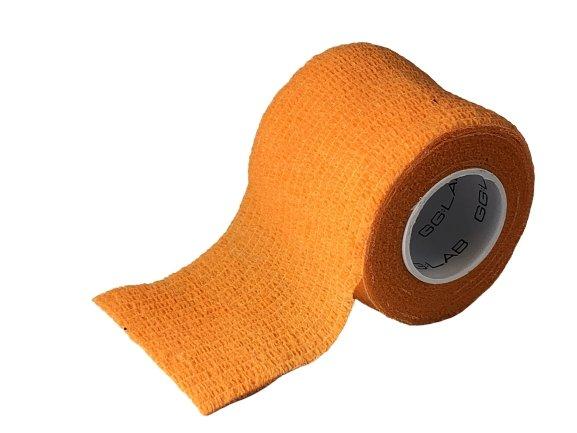 5cm x 4.5m Finger, Wrist & Guard Tape: Orange (600113-GGLAB:50mmSWGT-ORA)