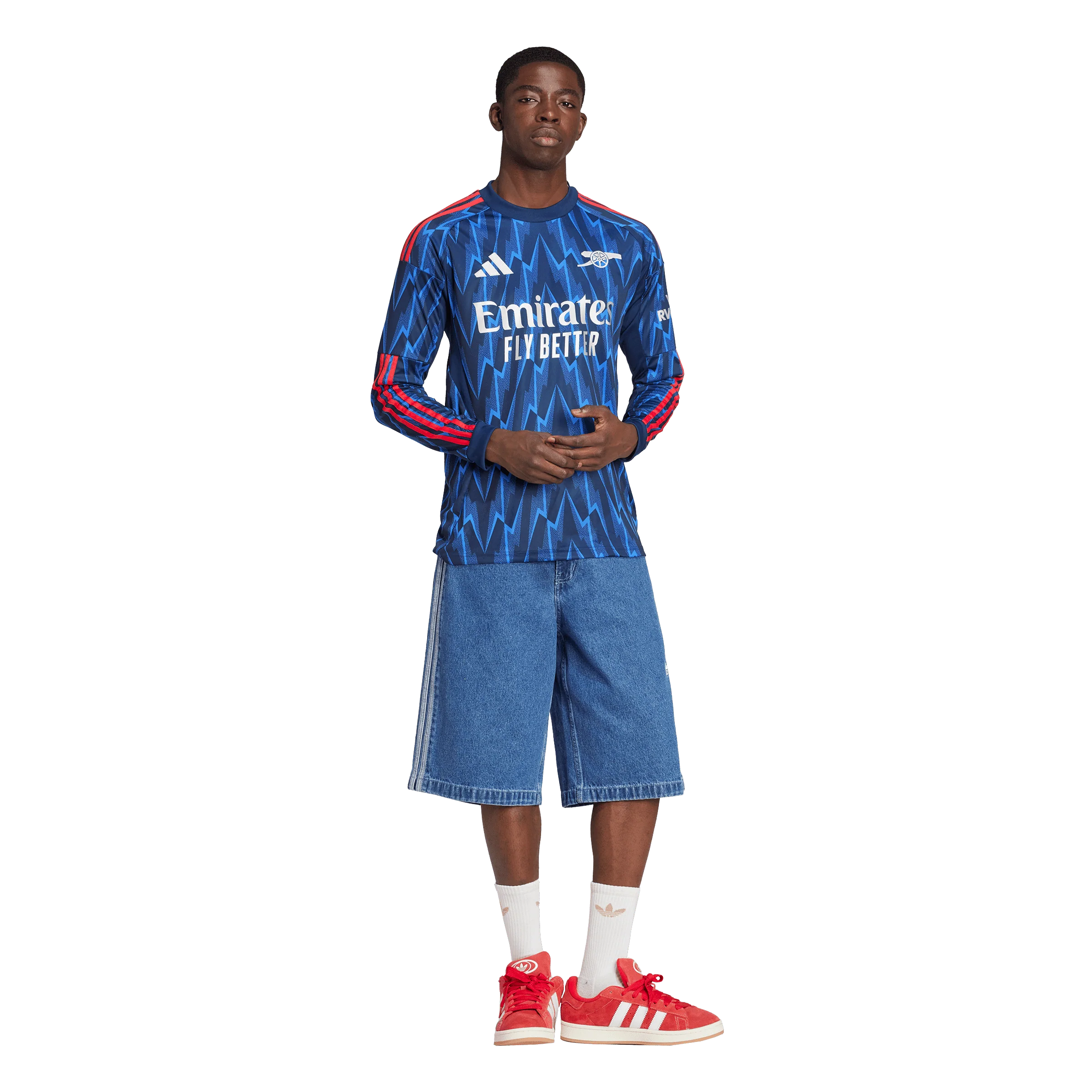 Arsenal 25/26 Long Sleeve Away Jersey (JI9525) - Image 5