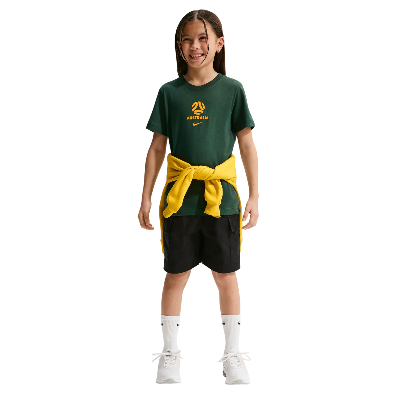 Big Kids' Australia Crest T-Shirt (IH2254-397) - Image 3