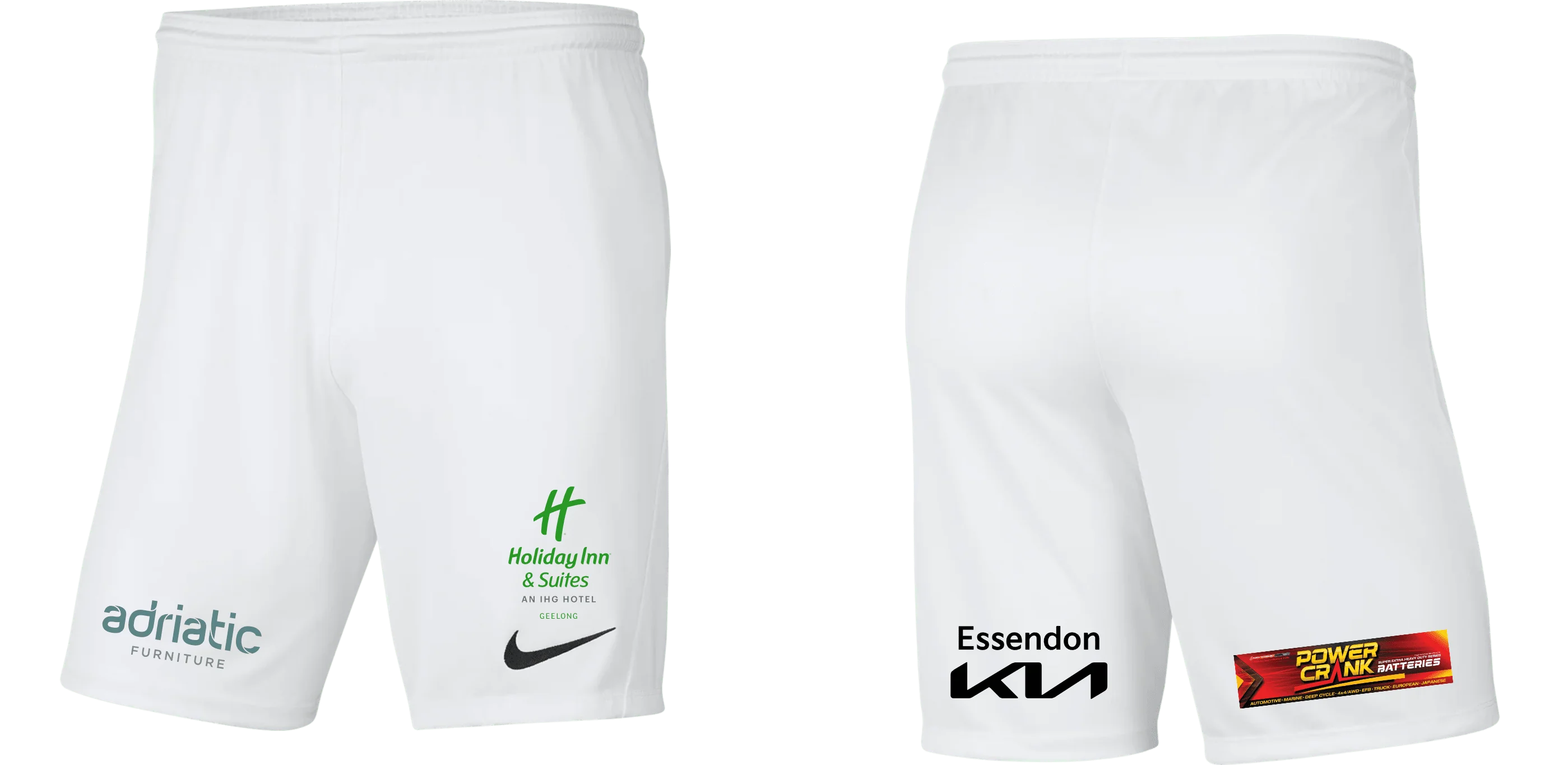 ESSENDON ROYALS Men's Park 3 Shorts - Men's/Boy's Community Away Kit Shorts
