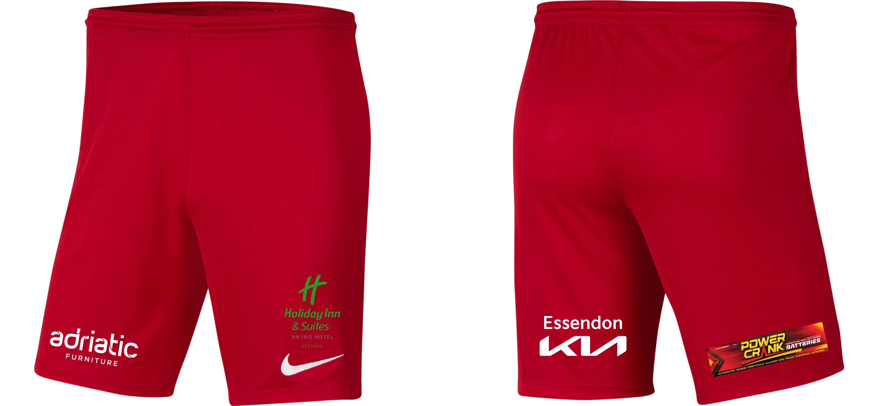 ESSENDON ROYALS Men's Park 3 Shorts - Men's/Boy's Community Home Kit