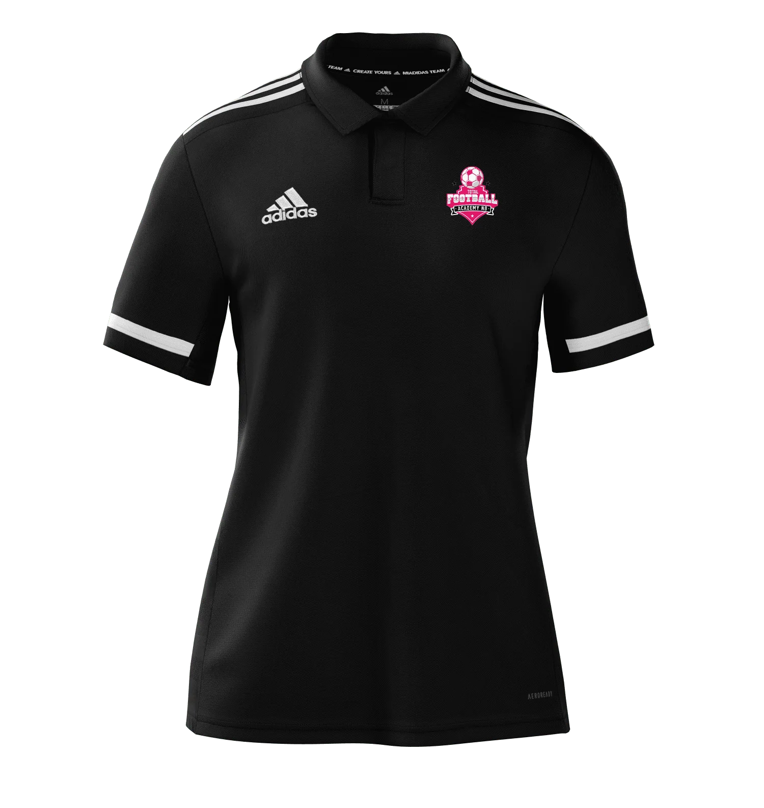 TOTAL FOOTBALL ACADEMY  Team Polo Black (DW6774-BLK)