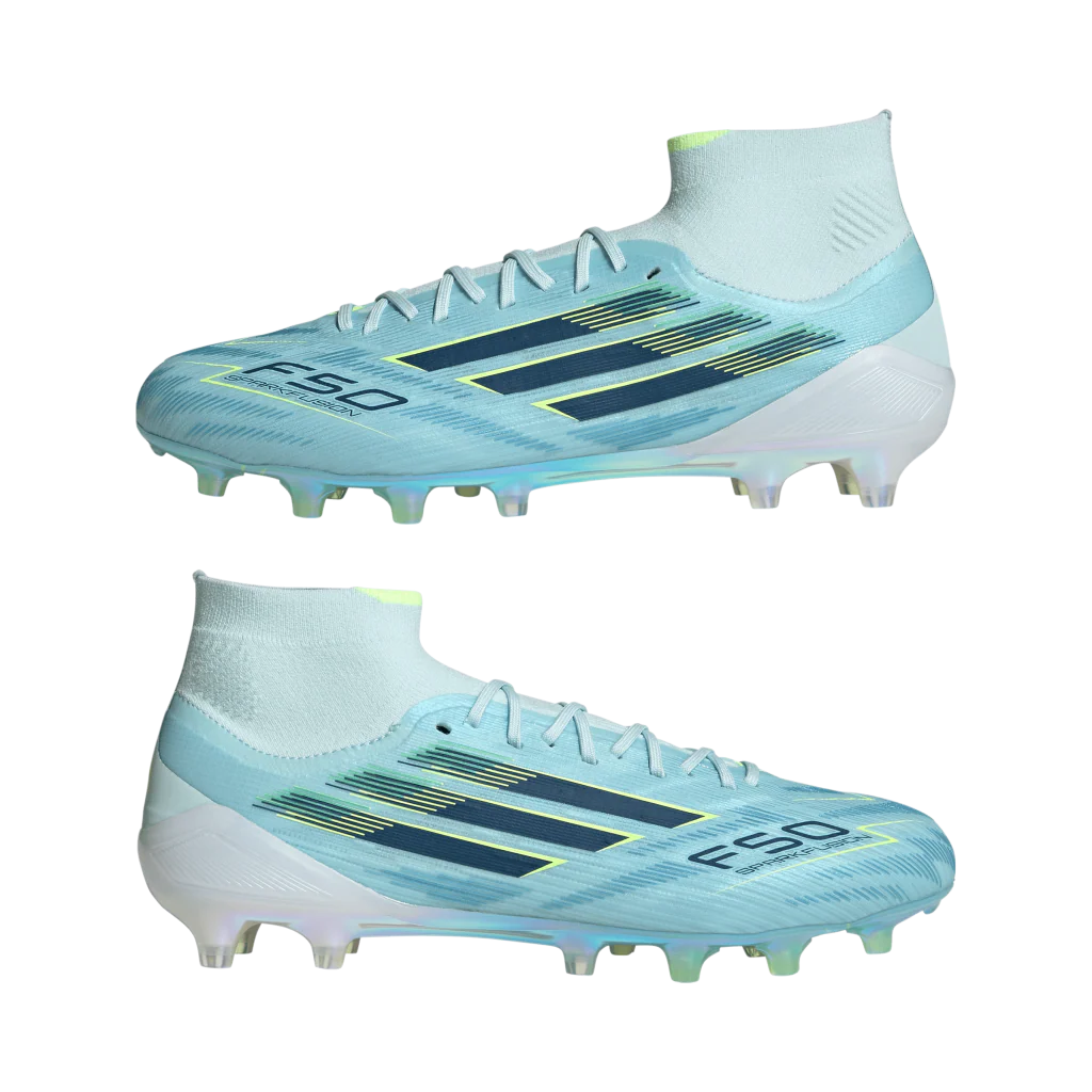 F50 Sparkfusion Elite Mid Women's FG/AG - Ice Cold Precision Pack (JR6476) - Image 8