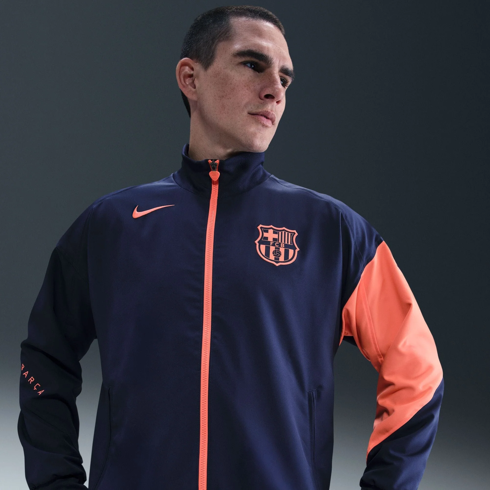FC Barcelona Men's Total 90 Anthem Jacket (HM3334-410) - Image 9