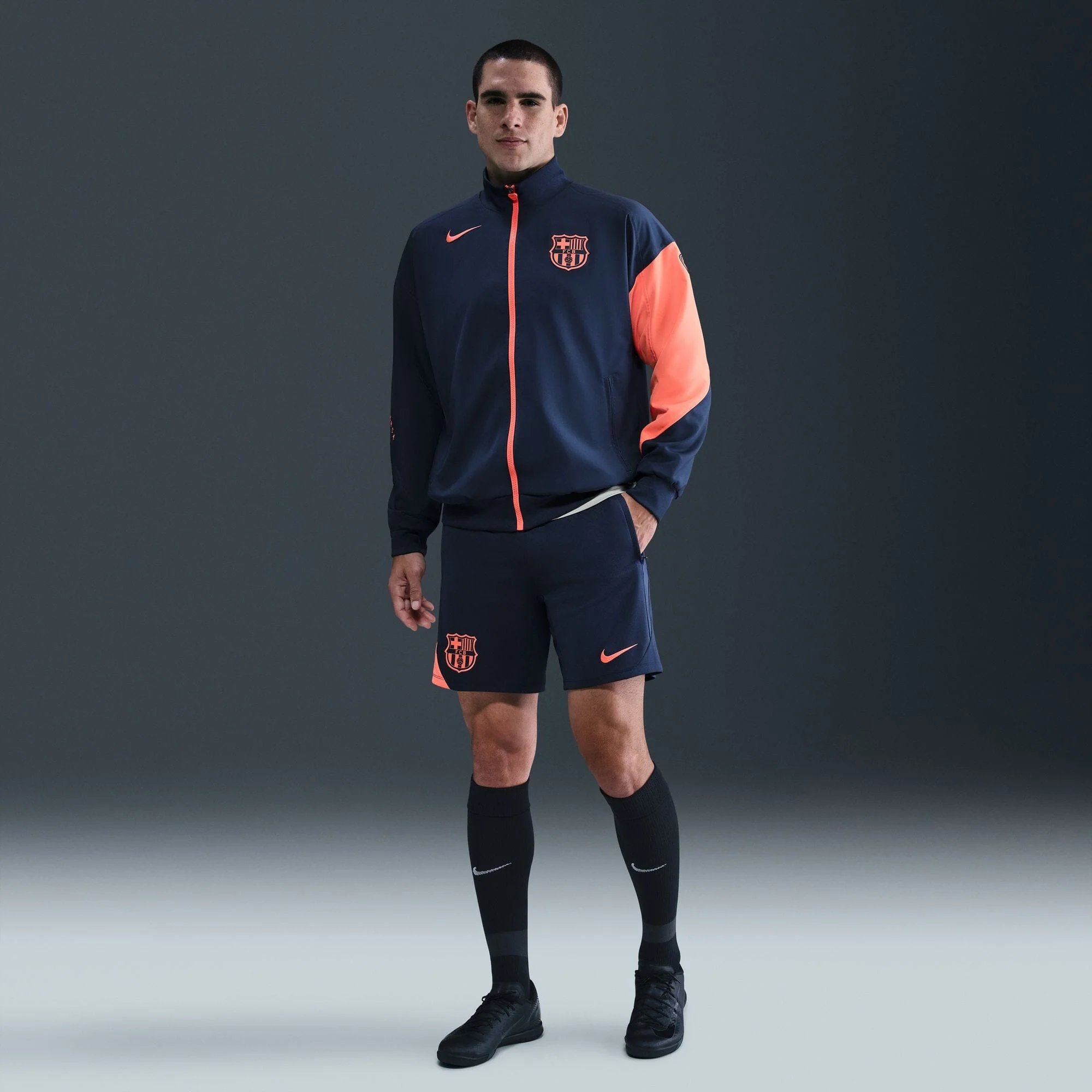 FC Barcelona Strike Third Men's Dri-FIT Total 90 Knit Shorts (HM3371-410) - Image 5