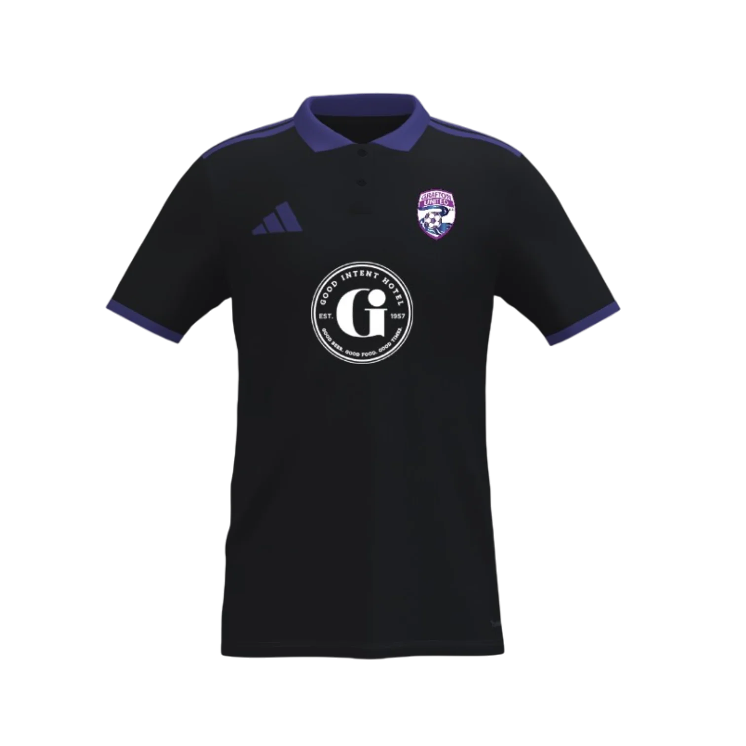 GRAFTON UNITED FC Youth Entrada 26 Polo (JY5397-051-2491)