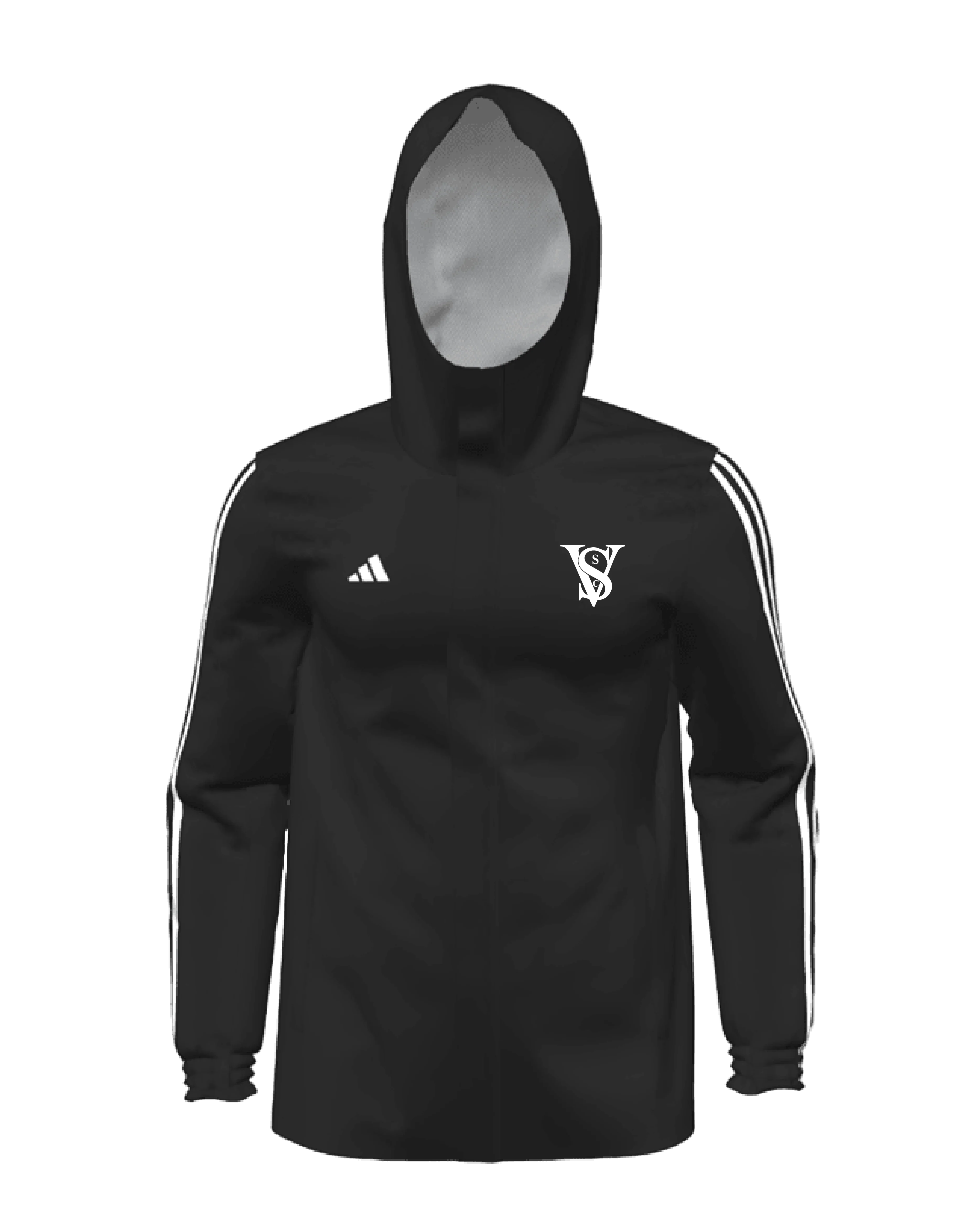 SWAN VALLEY SOCCER CLUB Adidas Mi 23 All Weather Jacket Mens (HT6466-BLACK)