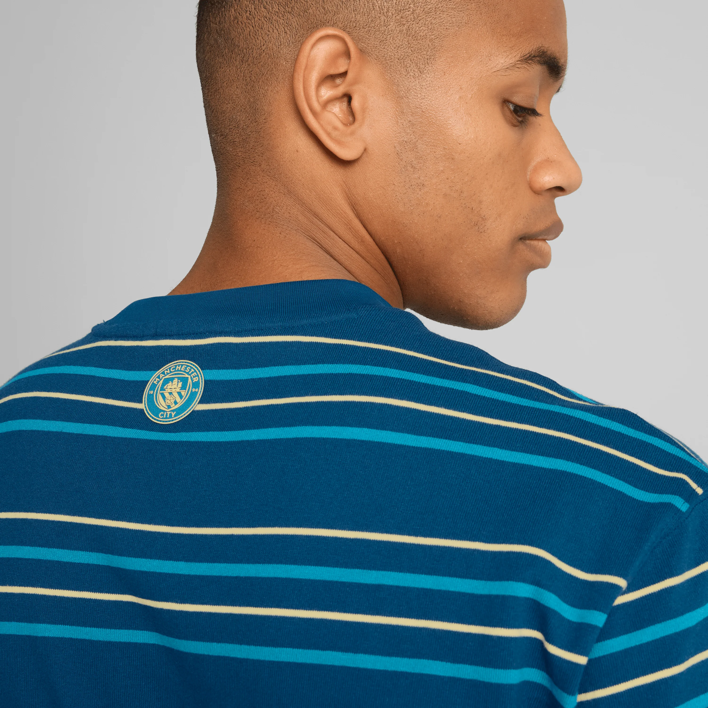 Manchester City MMQ Striped Tee (78083730) - Image 3