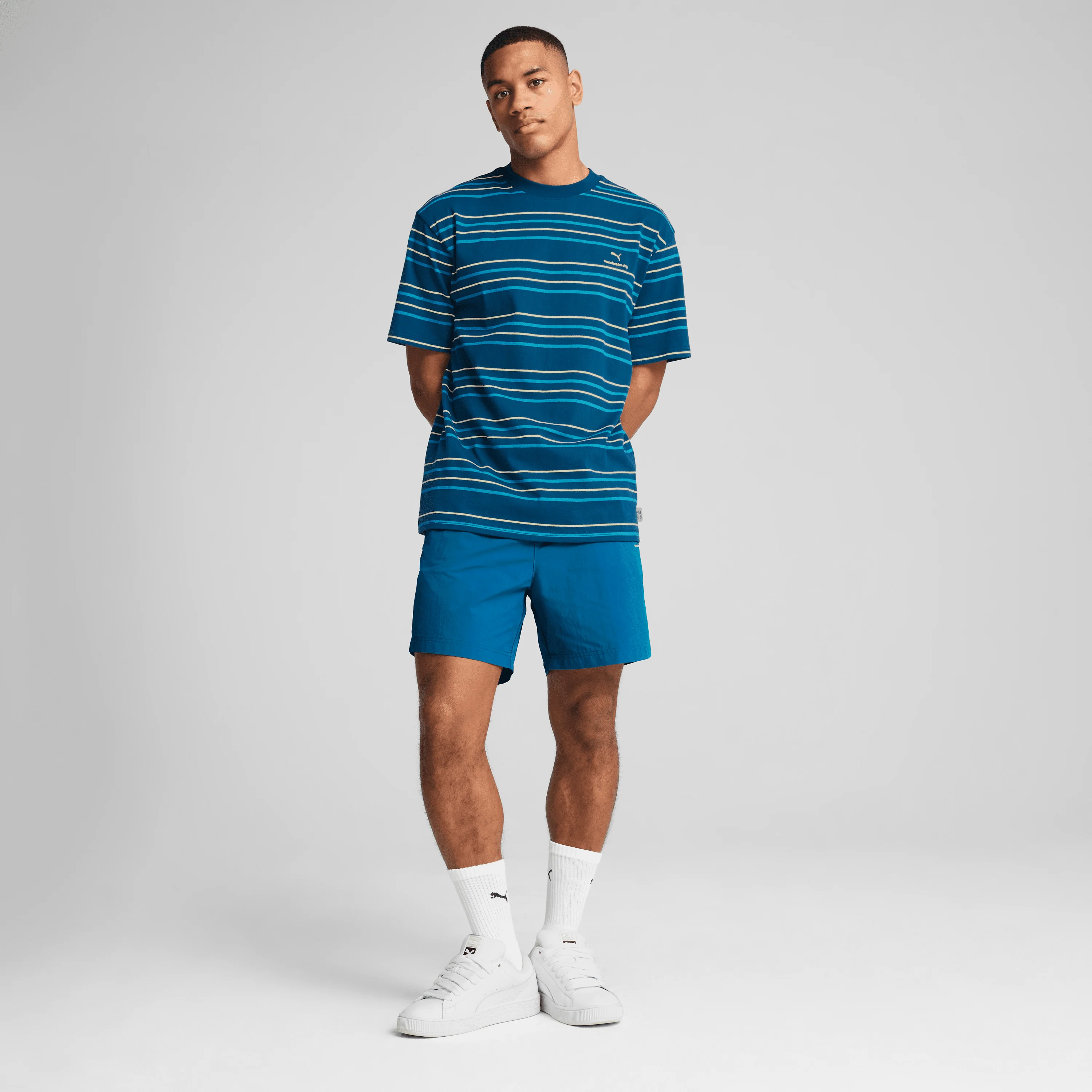Manchester City MMQ Striped Tee (78083730) - Image 5