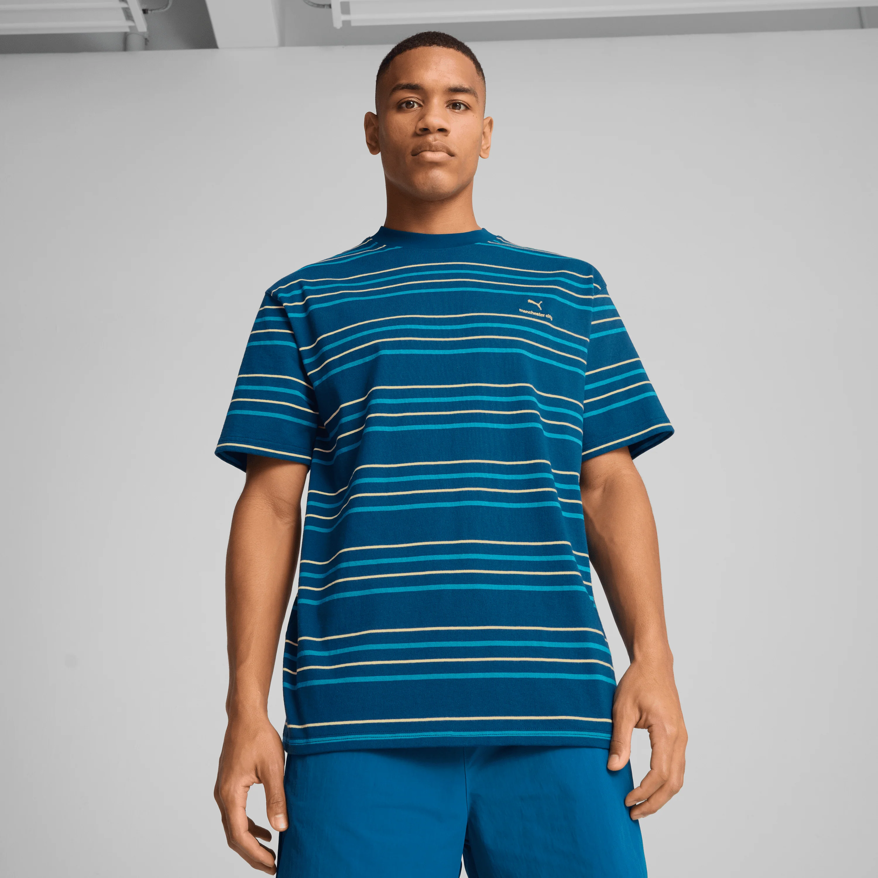 Manchester City MMQ Striped Tee (78083730) - Image 7