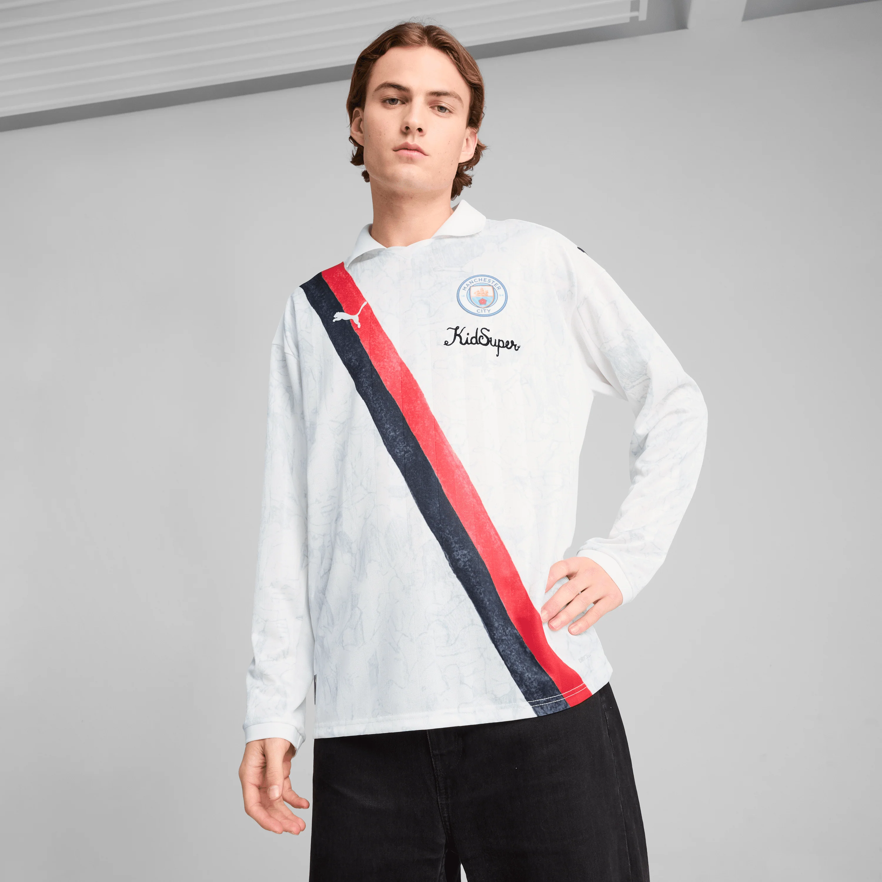 Manchester City x Kidsuper Long Sleeve Special Edition Jersey - Club World Cup (60685007) - Image 3