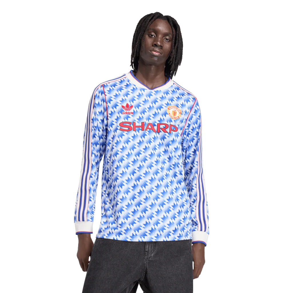 Manchester United 90/92 Long Sleeve Away Jersey (JM5498) - Image 3