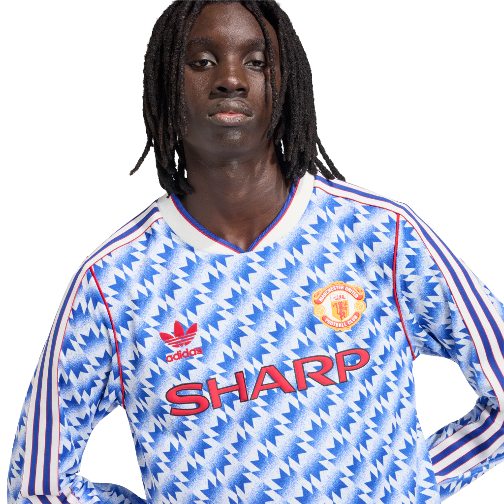 Manchester United 90/92 Long Sleeve Away Jersey (JM5498) - Image 6