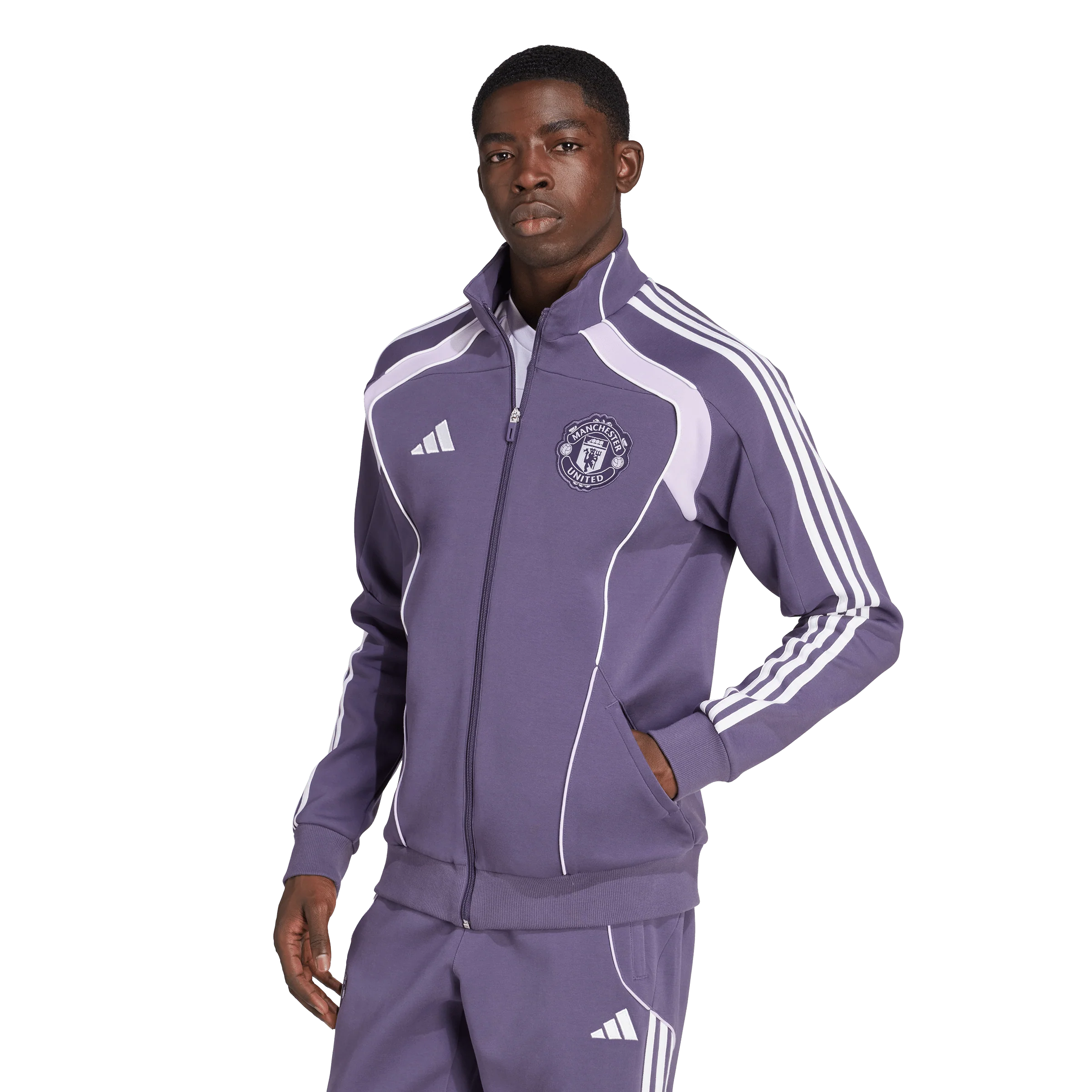 Manchester United Urban Purist Doubleknit Track Top (JN2827) - Image 2