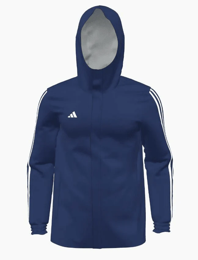 Mi Adidas 23 All Weather Jacket Youth (HR4235-NAVY) - Image 3