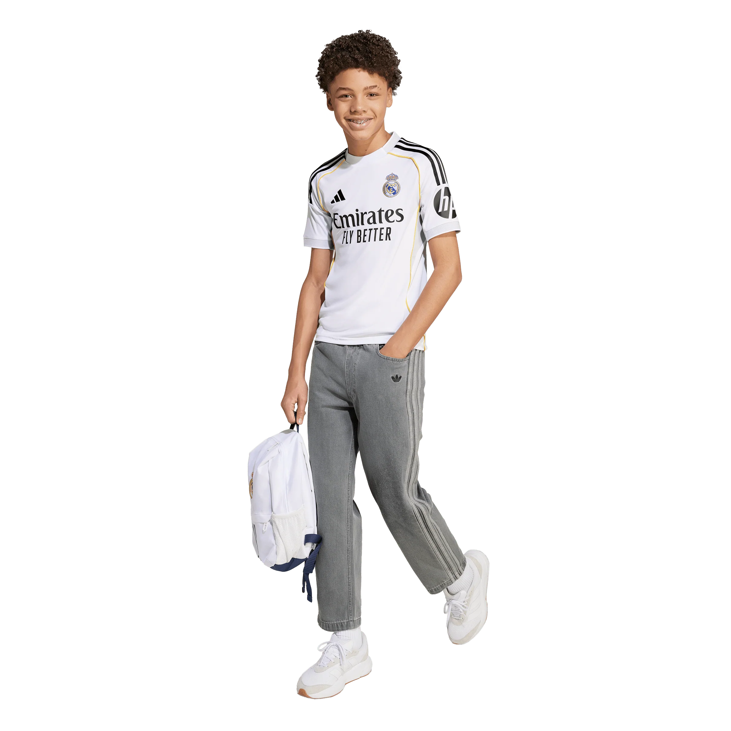 Real Madrid 25/26 Home Youth Jersey (JN8887) - Image 5