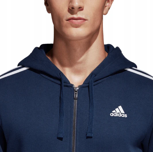 REDBULL  Essentials Three Stripe Full Zip Men's Hoodie - Image 4