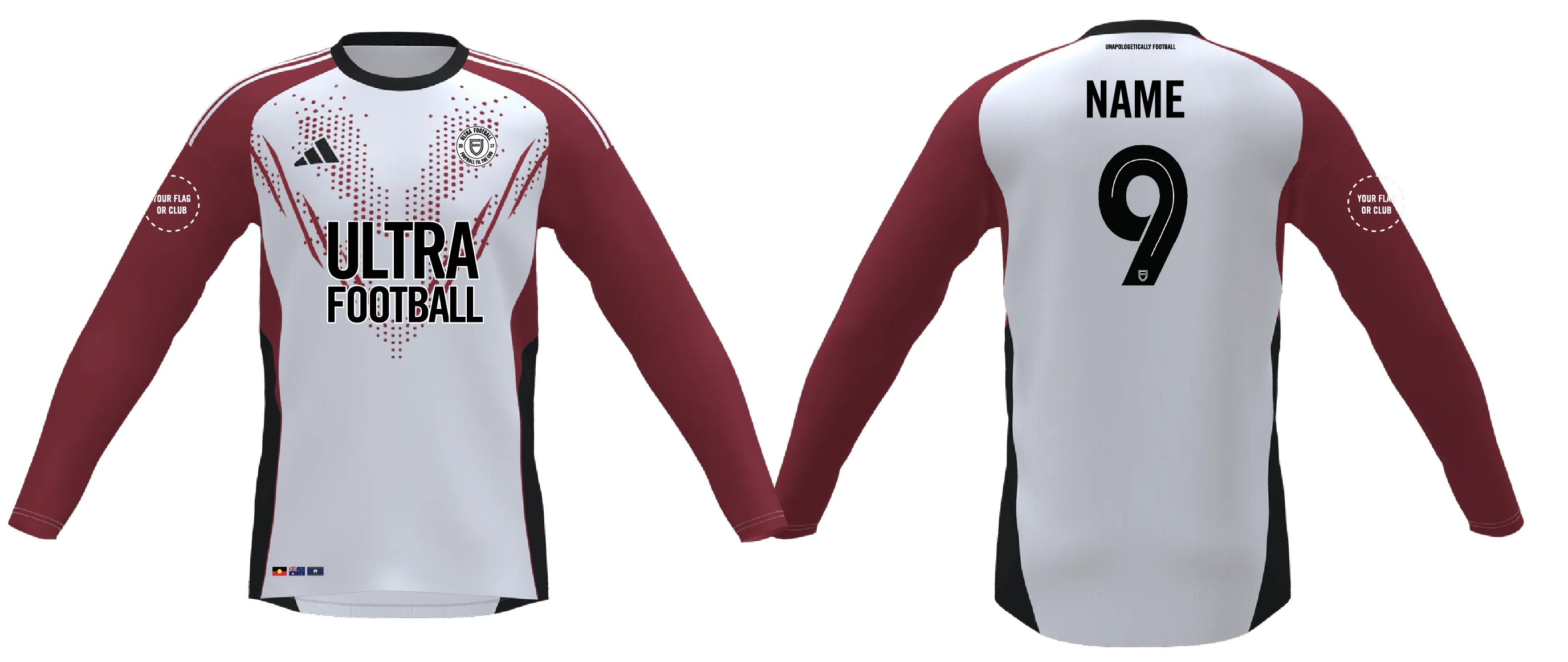 UF Staff Men's LS Away Jersey (JF2885-160-2482)